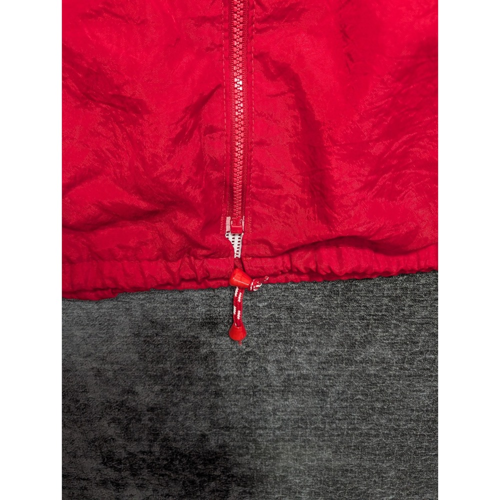 Vintage Swingster Ohio State Buckeyes Windbreaker Jacket Red XXL Made in USA - Picture 6 of 8